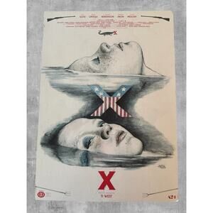 A24 “X” Movie Poster Yuko Higuchi Limited Edition Art Print Ti West Mia Goth